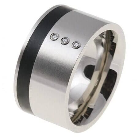 Wide Stainless Steel Band