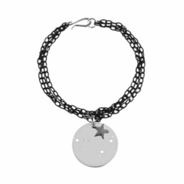SILVER ASTROLOGY CHARM BRACELET