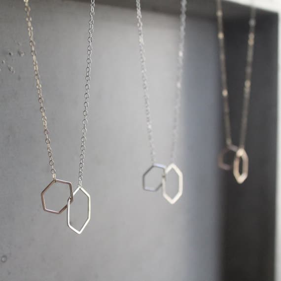 Double Hex Necklace