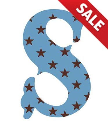 LuvLetter A-Z Blue Stars