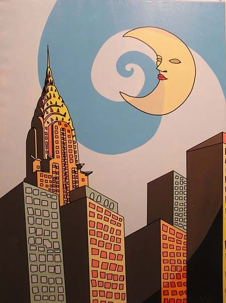 Moon Over New York