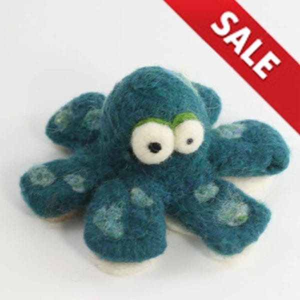 Octopus Needle Felting Kit