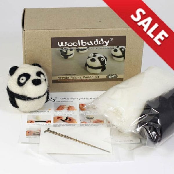 Panda Needle Felting Kit