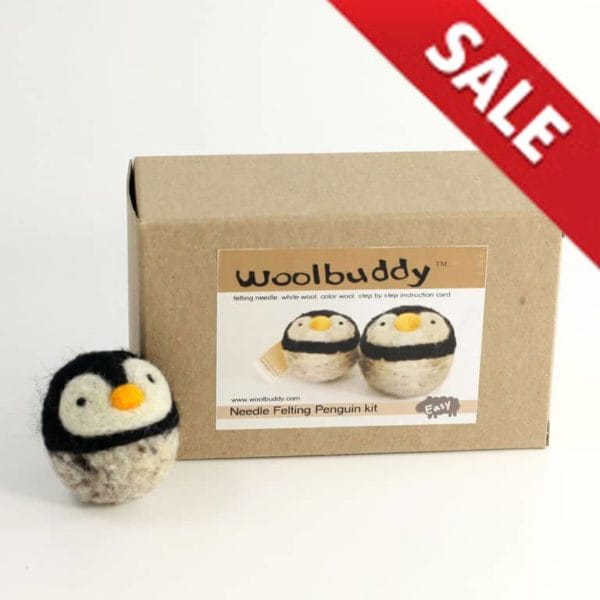 Penguin Needle Felting Kit