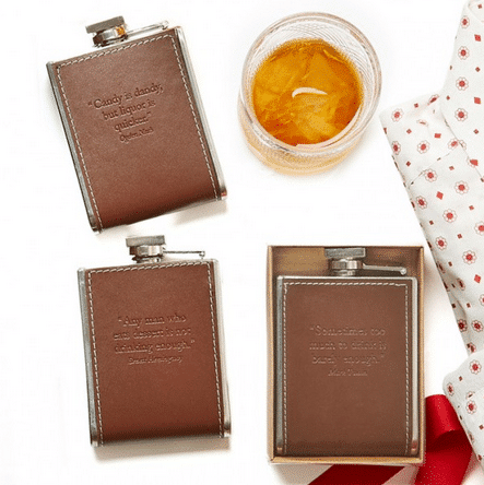LEATHER FLASK – ERNEST HEMINGWAY Two's Company