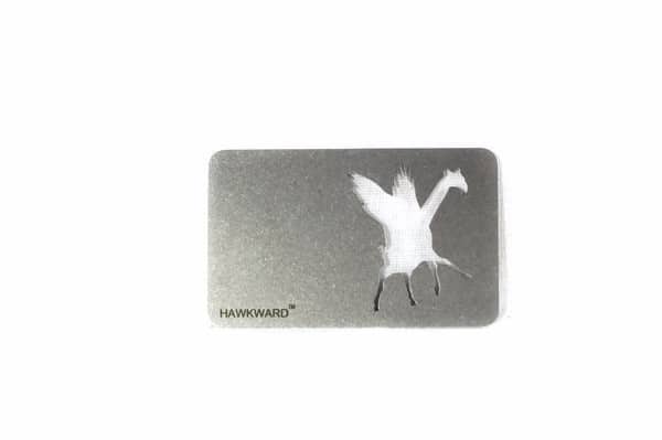 Hawkward Wallet Card