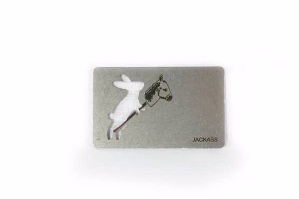 Jackass Wallet Card