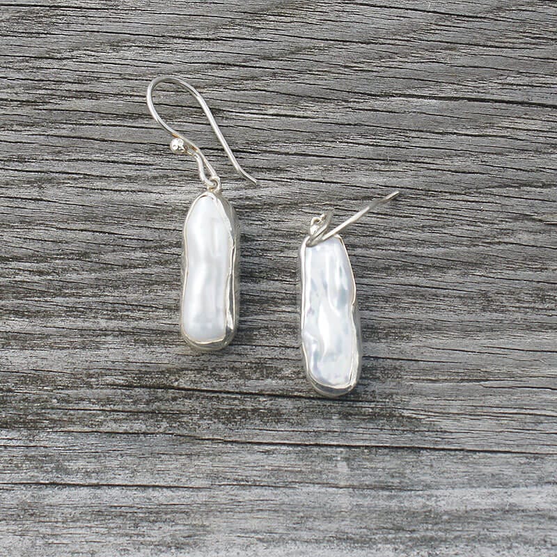 Sterling Silver & Pearl Earrings