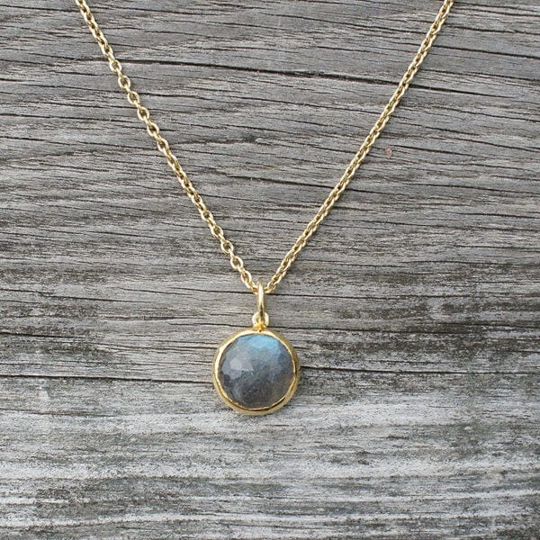 Ios Gold Vermeil & Labradorite Necklace