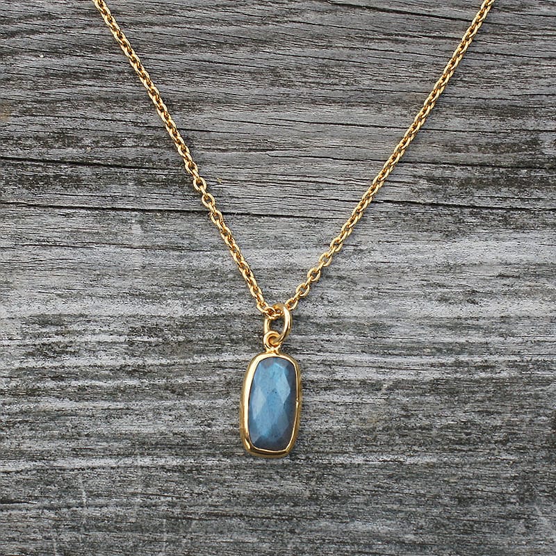 Rioja Gold Vermeil & Labradorite Necklace