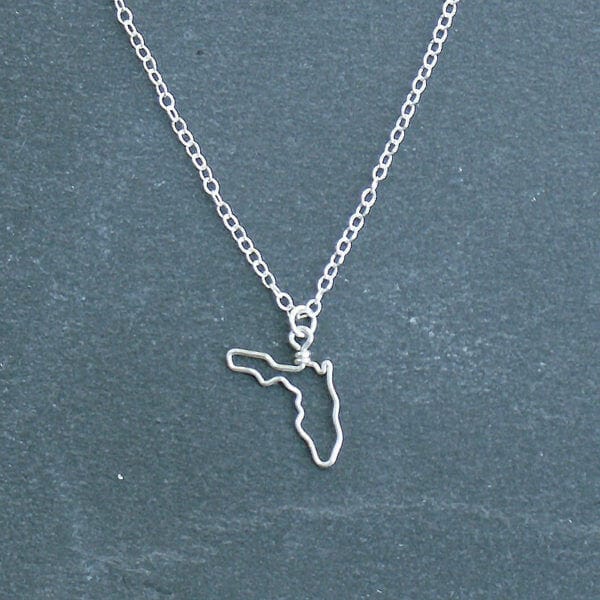 Florida Outline Necklace