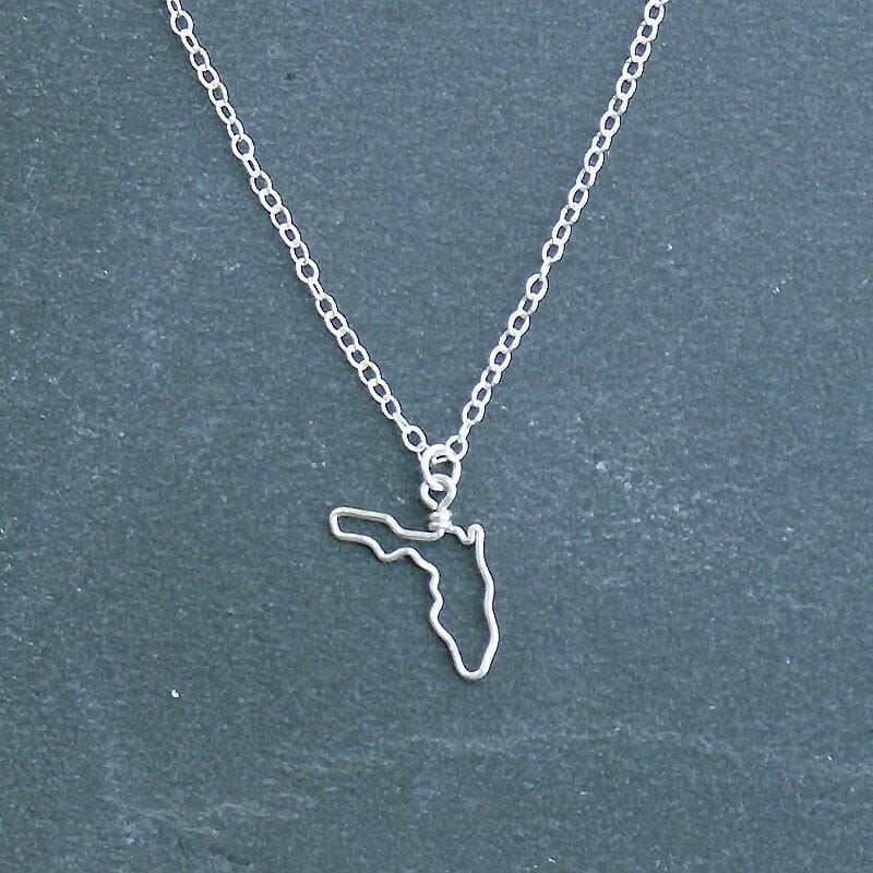 Florida Outline Necklace