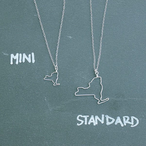 New York Outline Necklace
