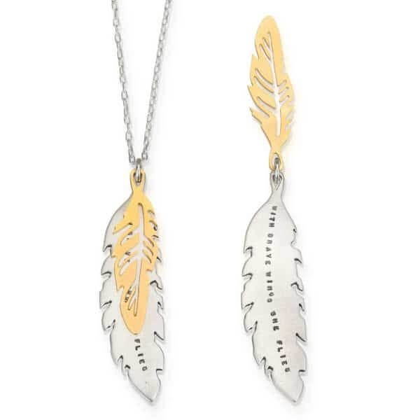 With Brave Wings Necklace