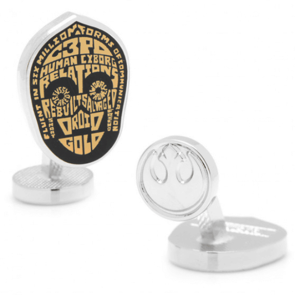C3PO Typography Cufflinks