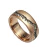 Todd Pownell Rose Gold Brushed Fissure Band