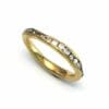 Organic Diamond Yellow Gold Band Pownell