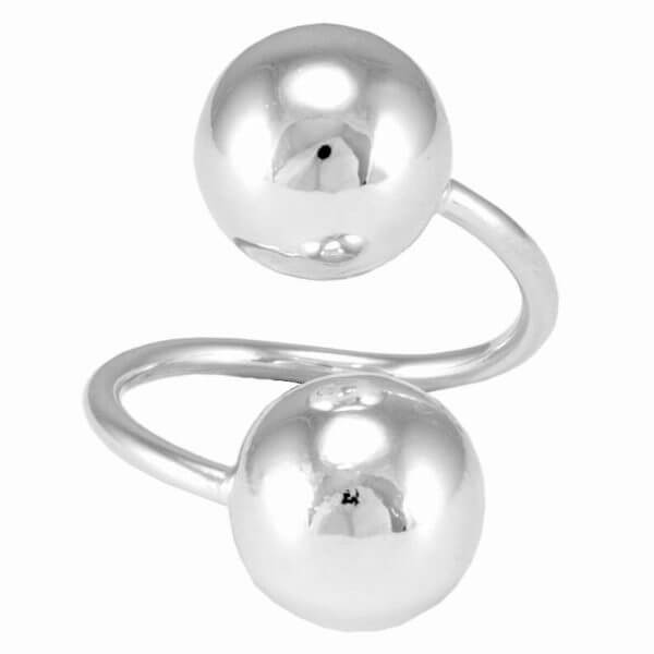 silver Bubbles Ring