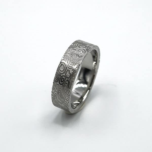 Damascus Untwist Ring