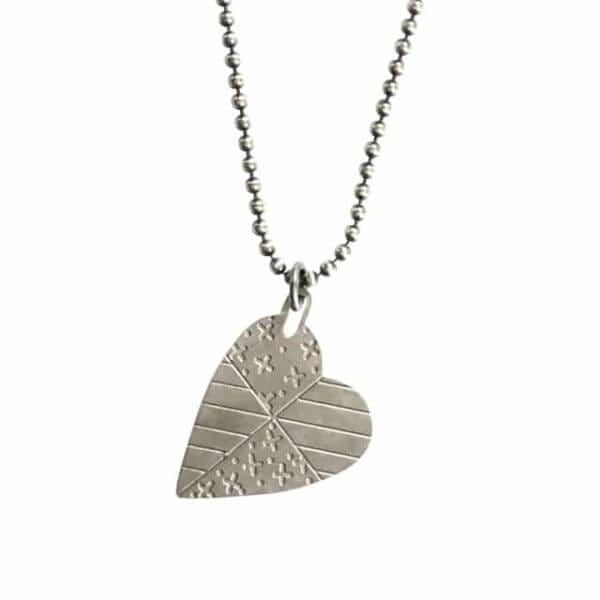 Large Etched Necklace