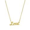 Love Script Necklace