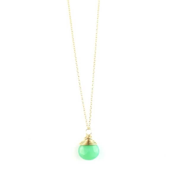 Chrysoprase Stone Necklace