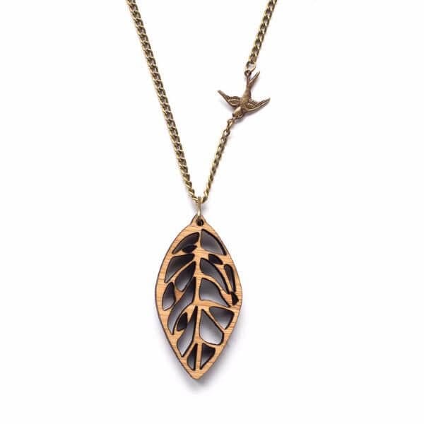 Leaf Necklace by One Happy Leaf