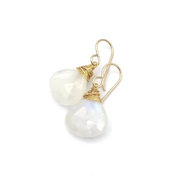 Money Lane Moonstone Hearts by Alexia Viola