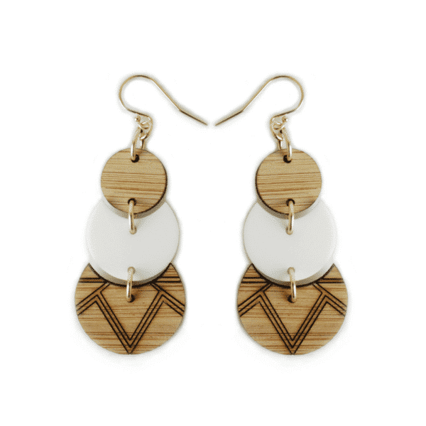 Tribe Earrings by One Happy Leaf