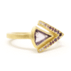 Blockette Chevron Spinel Ring side