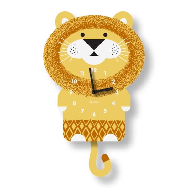 Lion Pendulum Clock
