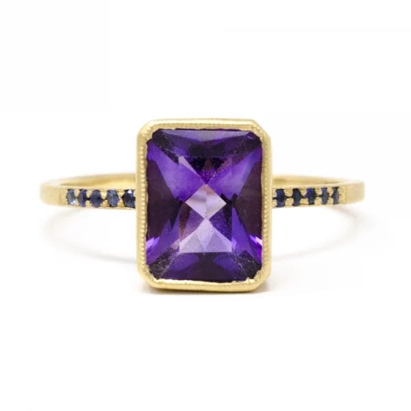 Jeweled Amethyst Cocktail Ring