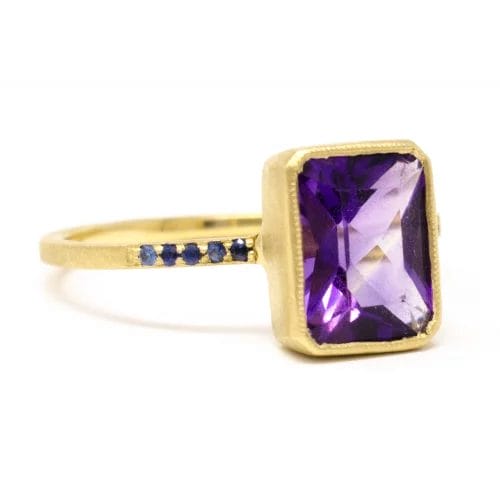 Jeweled Amethyst Cocktail Ring
