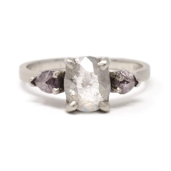 Perfect Purple Opaque Diamond Ring