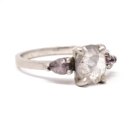 Perfect Purple Opaque Diamond Ring