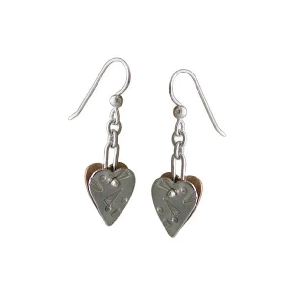 Single Gypsy Heart Earrings